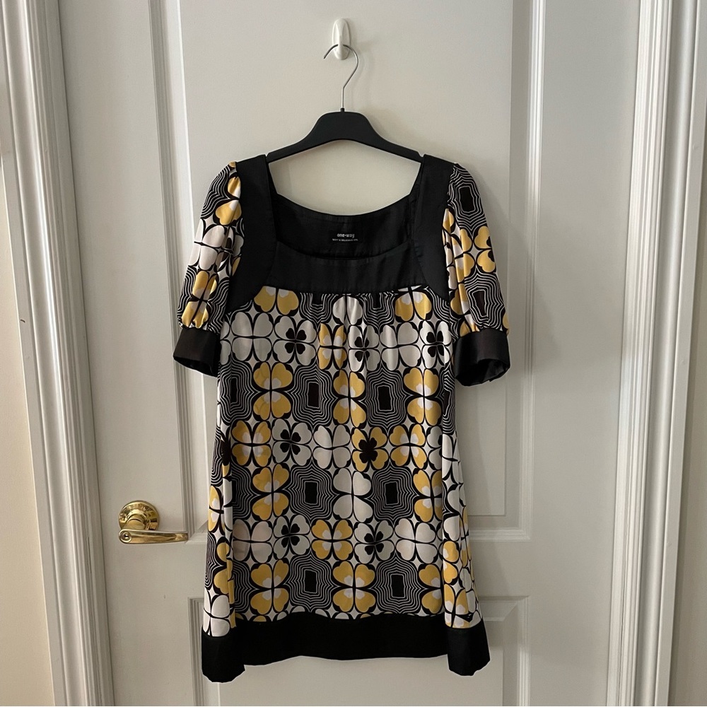 ONE WAY Retro Y2K Floral Mini Dress
